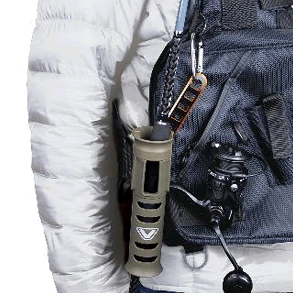 PROX VICEO TURN LOCK ROD HOLSTER 190mm : ROD MAX φ37.5m VC305O OLIVE DRAB