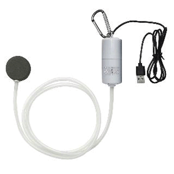 PROX USB MINI-BUKU AIR PUMP 32mm×82mm : 24h (10000mAh) PX318SW SNOW WHITE
