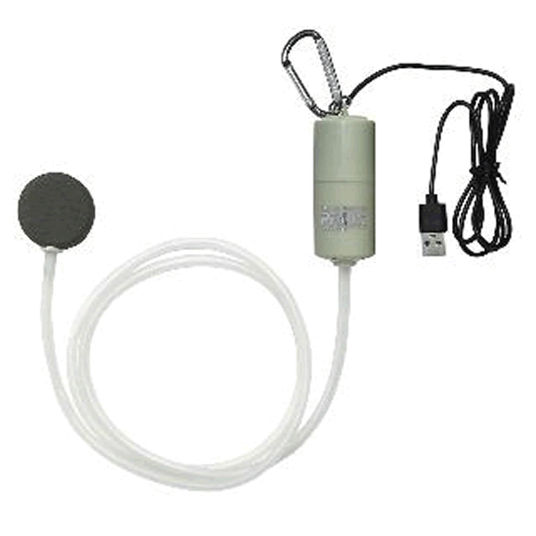 PROX USB MINI-BUKU AIR PUMP 32mm×82mm : 24h (10000mAh) PX318UG UGUISU GREEN