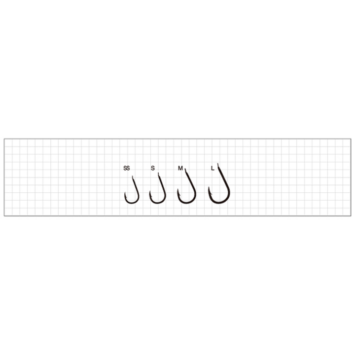 odz KEIMURA TAI KABURA HOOK S ZH-30 (16 pcs/pack) UV BLUE