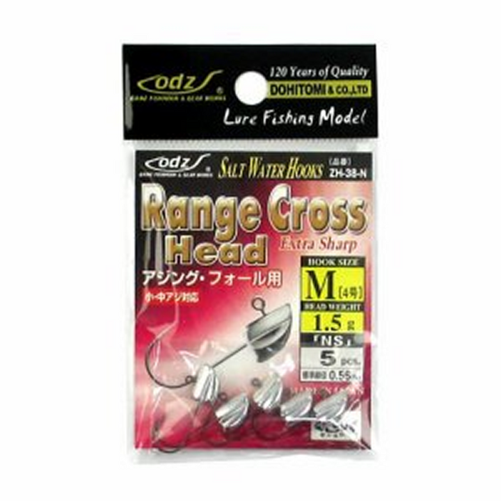 odz RANGE CROSS HEAD NS 4-1.5g ZH-38 (5 pcs/pack)