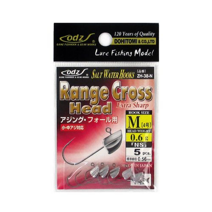 odz RANGE CROSS HEAD NS 4-0.6g ZH-38 (5 pcs/pack)