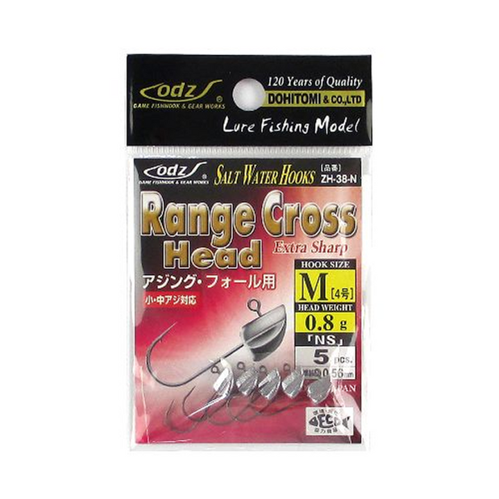 odz RANGE CROSS HEAD NS 4-0.8g ZH-38 (5 pcs/pack)
