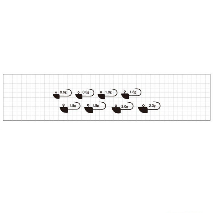 odz RANGE CROSS HEAD NS 4-0.8g ZH-38 (5 pcs/pack)