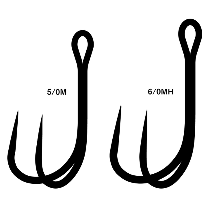 Gamakatsu DOUBLE HOOK GOUSOUGA MH #6/0 (2 pcs/pack)