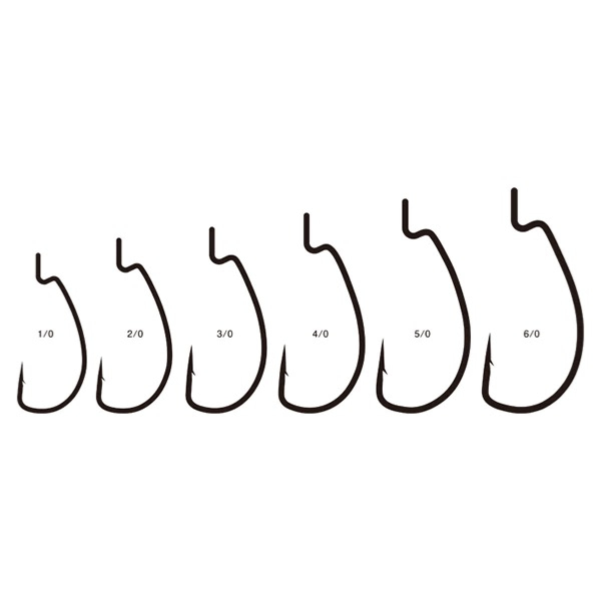 Gamakatsu WORM 316 #6/0 (4 pcs/pack) NSB