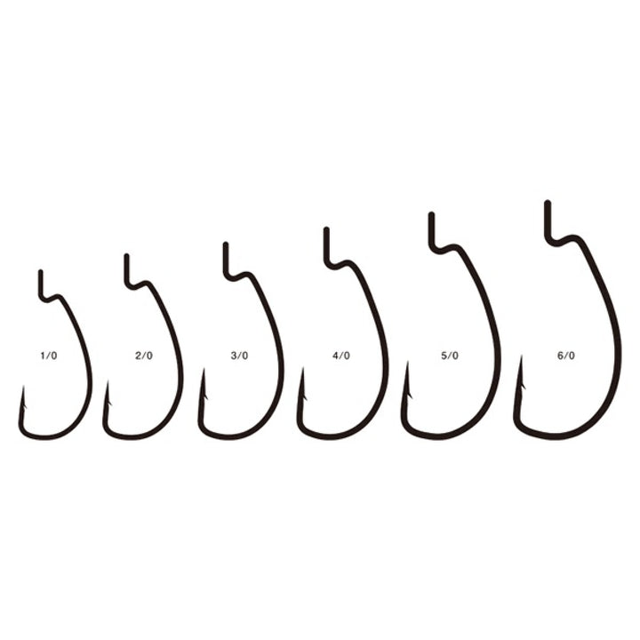 Gamakatsu WORM 316 #6/0 (4 pcs/pack) NSB