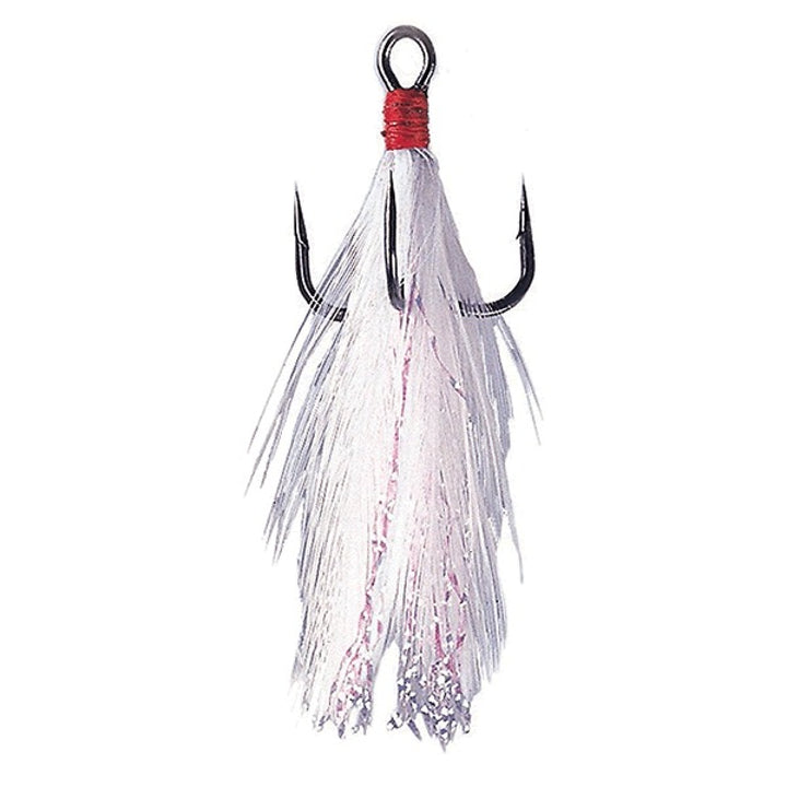Gamakatsu TREBLE 13FT #6 (2 pcs/pack) WHITE x RED