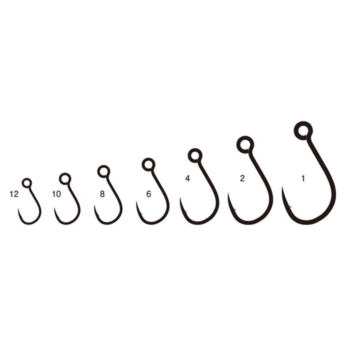 Gamakatsu SINGLE HOOK 53 #4 (8 pcs/pack) NSB