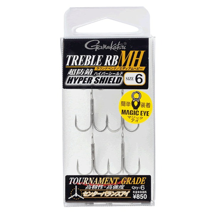 Gamakatsu TREBLE RB MH #4 (6 pcs/pack)