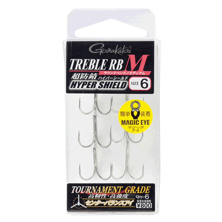 Gamakatsu TREBLE RB M #4 (6 pcs/pack)