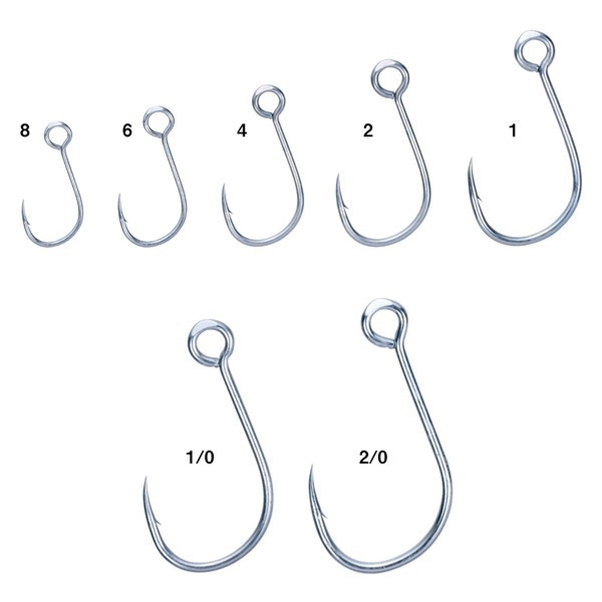 Gamakatsu SINGLE HOOK 53 SALT #6 (7 pcs/pack)