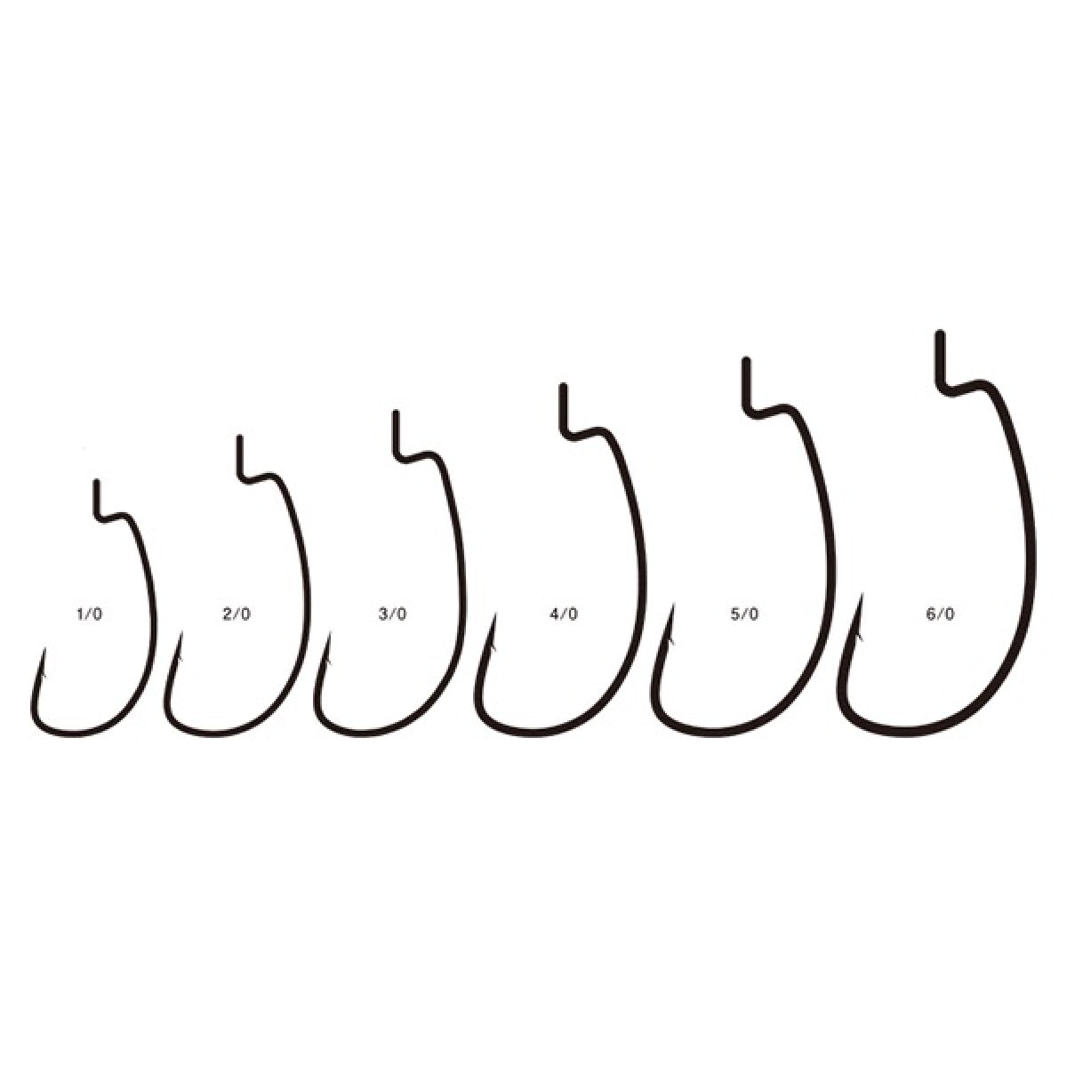 Gamakatsu ELITE TOURER WORM 316R #4/0 (4 pcs/pack) NSB