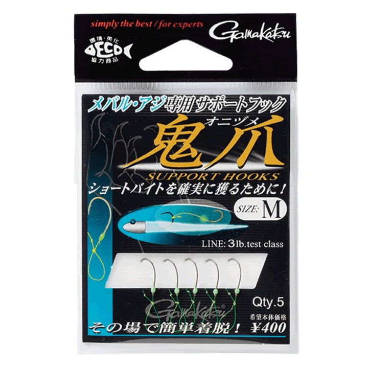 Gamakatsu SUPPORT HOOK ONI DUME L (5 pcs/pack)
