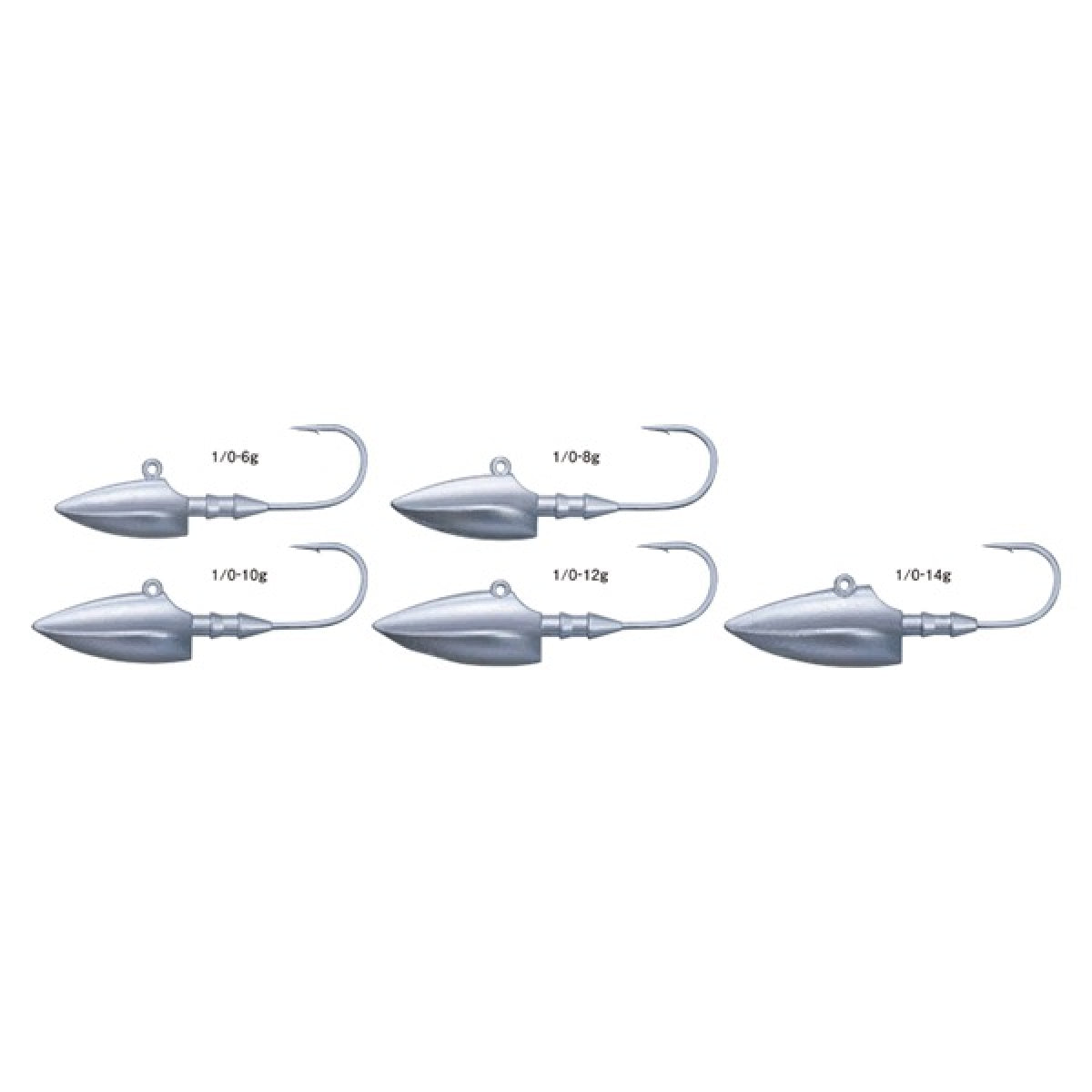 Gamakatsu RANGE SWIMMER BOTTOM #1/0 - 6g (4 pcs/pack)