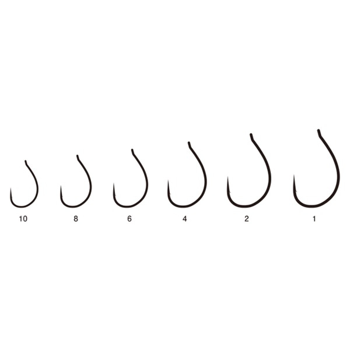 Gamakatsu TGW WORM 329 HANGER SF #8 68022 (9 pcs/pack) NSB
