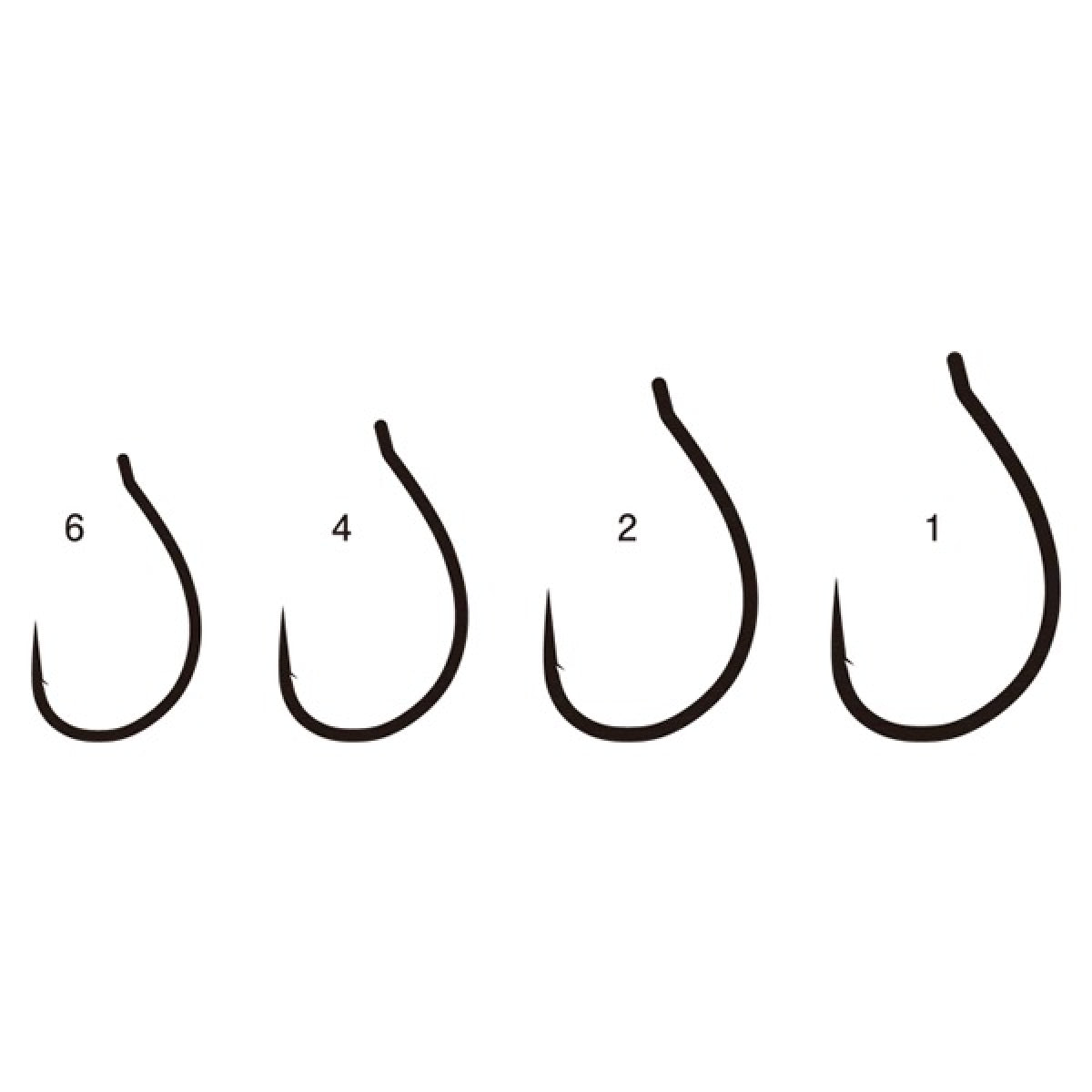 Gamakatsu TGW WORM 329 HANGER HD #6 68023 (8 pcs/pack) NSB