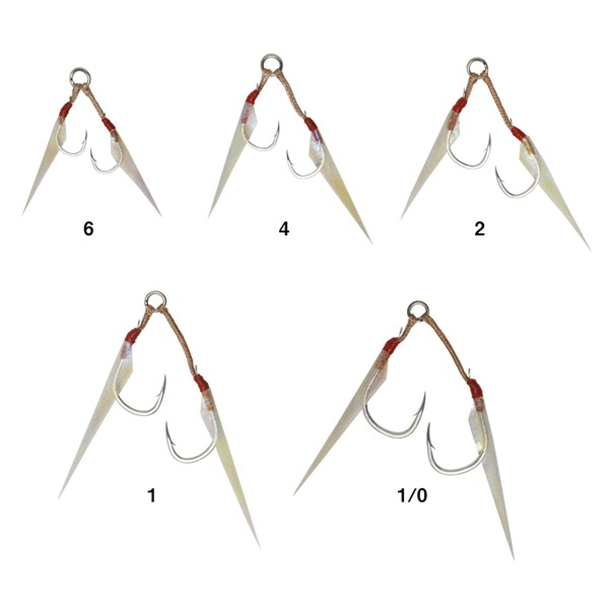 Gamakatsu ASSIST 59 LIGHT BAIT PLUS #4 68169 (2 pcs/pack) SILVER