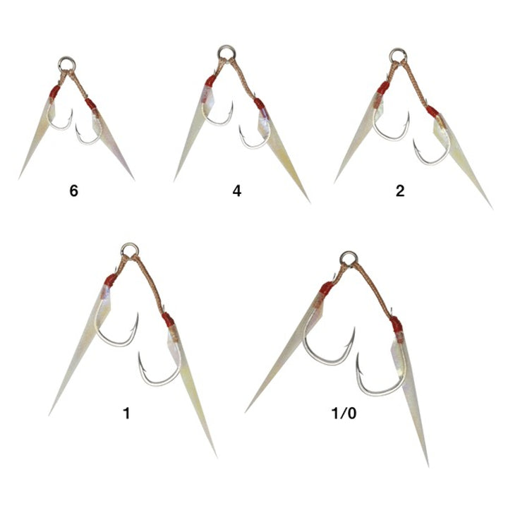 Gamakatsu ASSIST 59 LIGHT BAIT PLUS #4 68169 (2 pcs/pack) SILVER