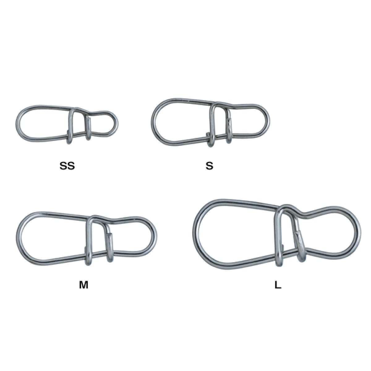 Gamakatsu ONSOKU ROUND SNAP SS (8 pcs/pack)