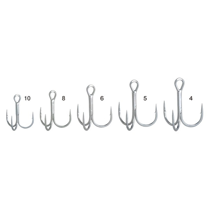 Gamakatsu TREBLE RB M SHORT SHANK (Hyper Shield) #4 (6 pcs/pack)