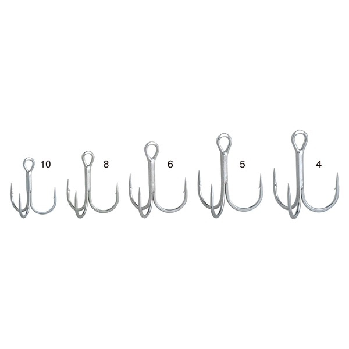 Gamakatsu TREBLE RB M SHORT SHANK (Hyper Shield) #5 (6 pcs/pack)
