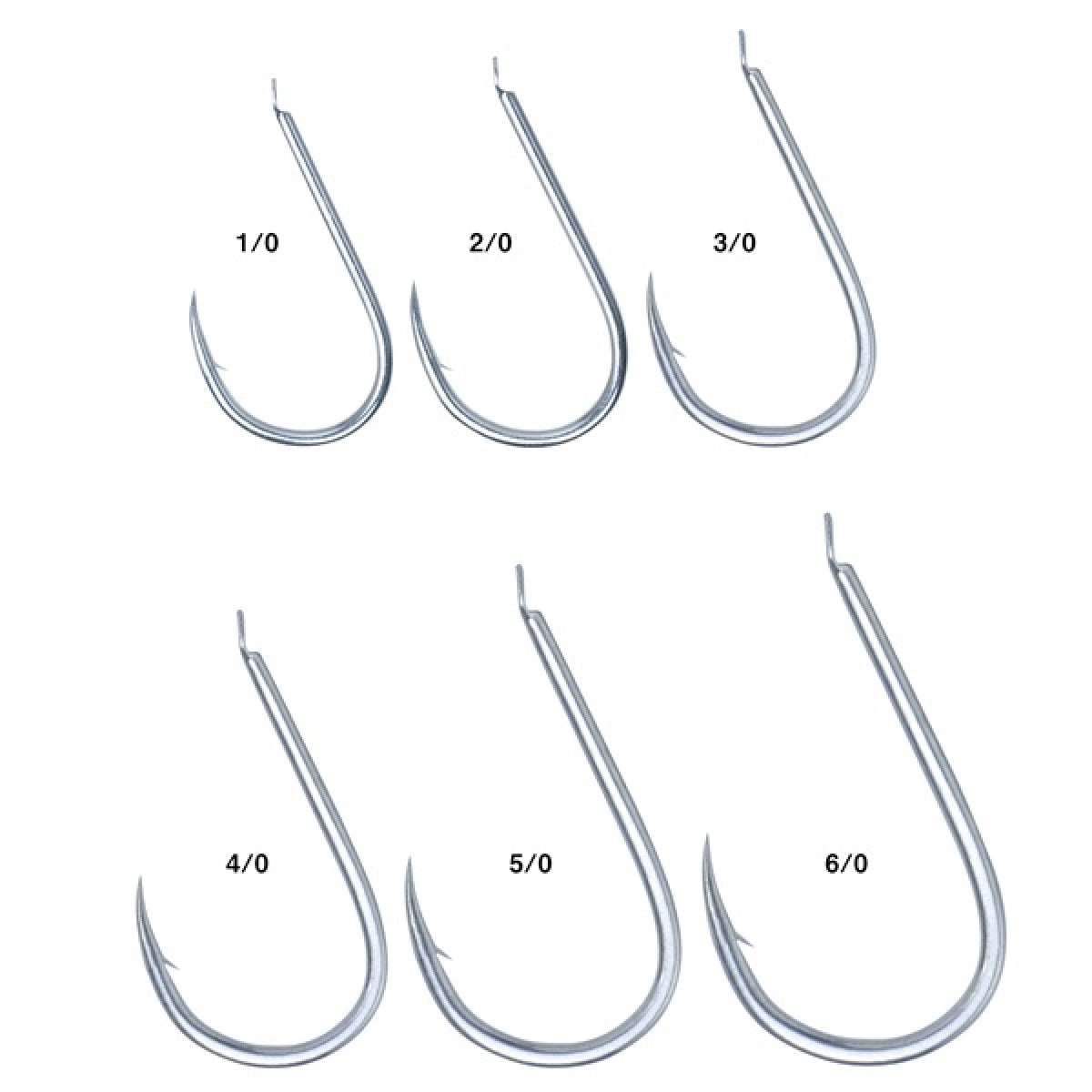 Gamakatsu JIGGING HOOK TURANUKI #5/0 (5 pcs/pack) SILVER