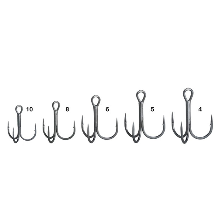 Gamakatsu TREBLE RB M SHORT SHANK (NSC) #4 (6 pcs/pack)