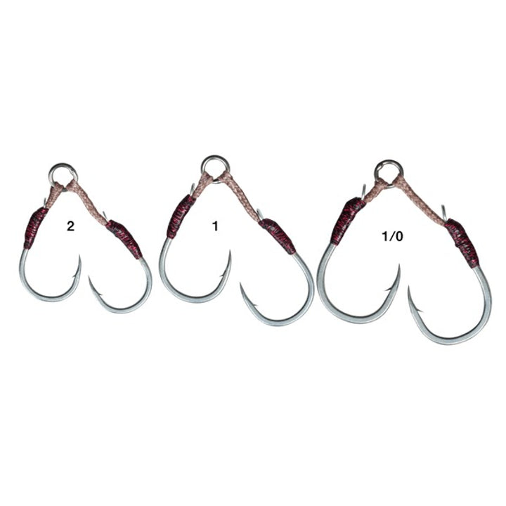 Gamakatsu ASSIST HOOK MADAI SNIPER TYPE F #1/0 GA031 (2 pcs/pack)