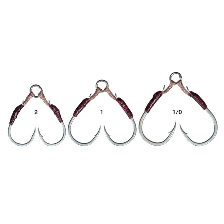 Gamakatsu ASSIST HOOK MADAI SNIPER TYPE R #1/0 GA032 (2 pcs/pack)