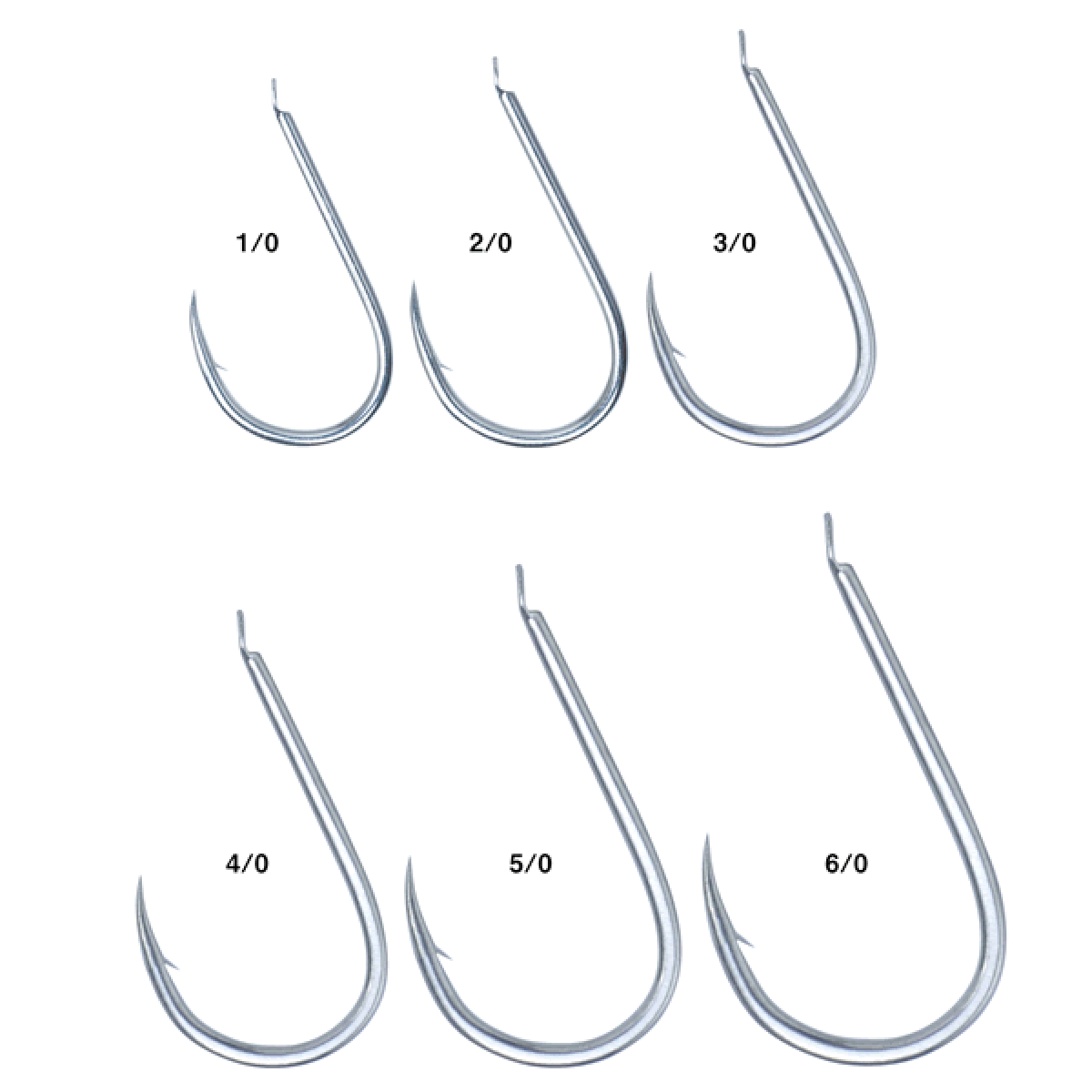Gamakatsu JIGGING HOOK TURANUKI #2/0 (8 pcs/pack) GIN
