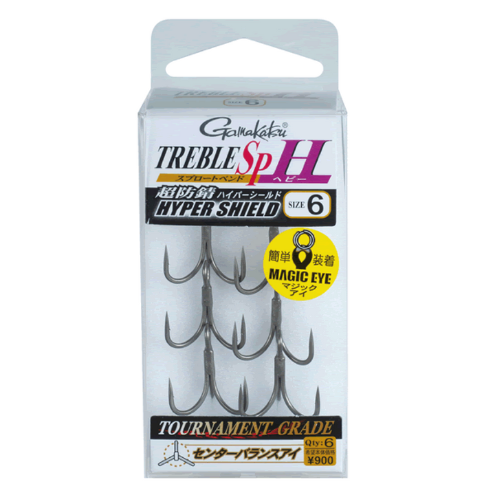 Gamakatsu TREBLE SP H #6 (6 pcs/pack) HPS
