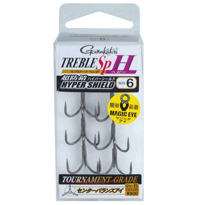Gamakatsu TREBLE SP-H #1 68589 (6 pcs/pack)