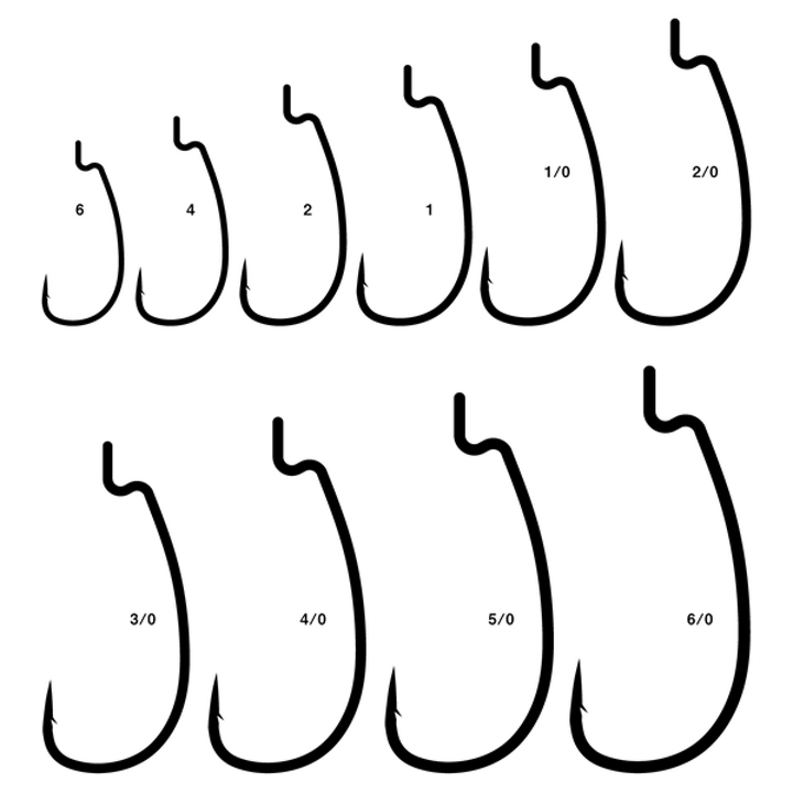 Gamakatsu THEO RISE OFFSET WG-M #5/0 (5 pcs/pack) NSC