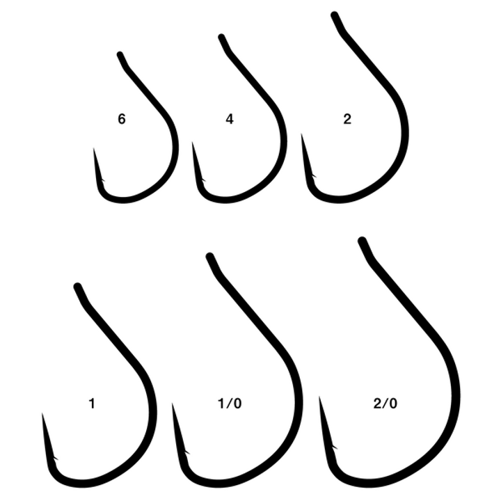 Gamakatsu THEO RISE HANGER FC-L #2 (7 pcs/pack) NSC