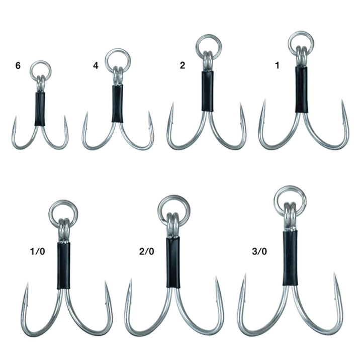 Gamakatsu TGW TWIN SP-MH #2 (4 pcs/pack) SILVER