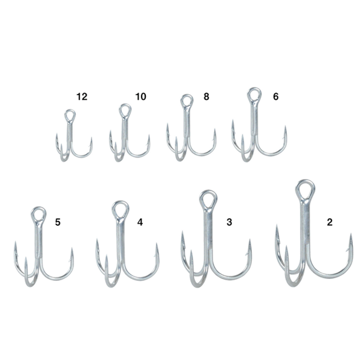 Gamakatsu TREBLE S-RB (Silver) #6 (6 pcs/pack) SILVER