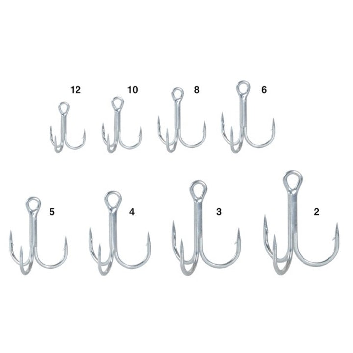 Gamakatsu TREBLE S-RB (Silver) #2 (6 pcs/pack)