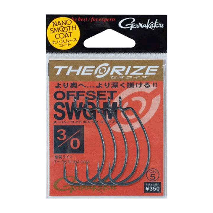 Gamakatsu THEO RISE OFFSET SWG-M #1 (6 pcs/pack)