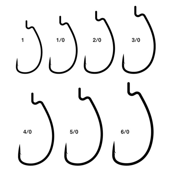 Gamakatsu THEO RISE OFFSET SWG-M #1 (6 pcs/pack)