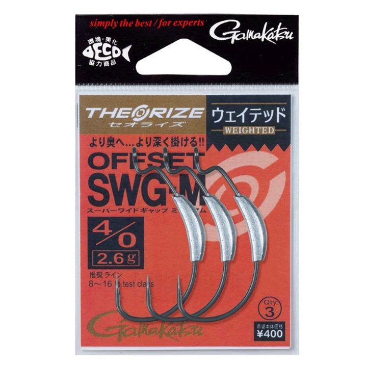 Gamakatsu THEO RISE SWG-M WAITED #4/0 - 2.6g (3 pcs/pack)