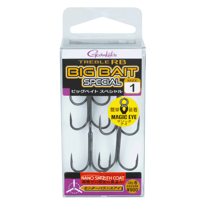 Gamakatsu TREBLE RB BIG BAIT SP #3/0 (4 pcs/pack)