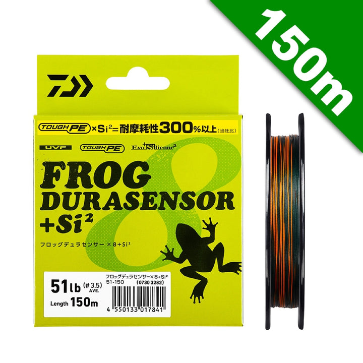 DAIWA UVF FROG DURA SENSOR X8+Si2 #3.5 (51 lb) - 150m PE DEEP GREEN + MARKING