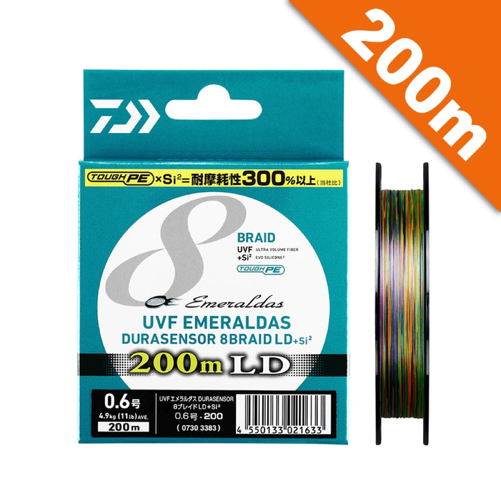 DAIWA UVF EMERALDAS DURA SENSOR X8 LD + Si2 #0.5 (9.0 lb) - 200m PE