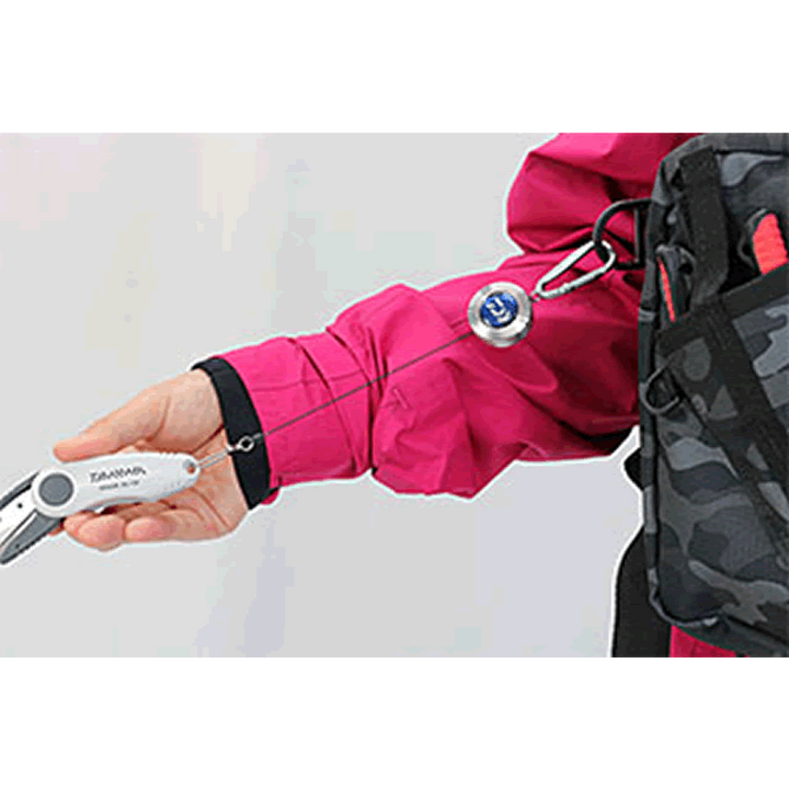 DAIWA CARABINER ON REEL 1000 Lead: 100cm RED