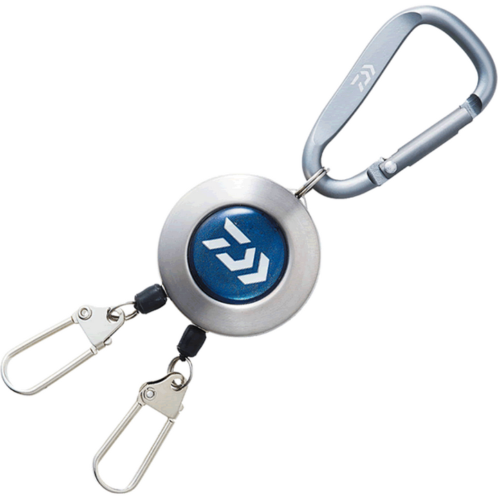 DAIWA CARABINER ON REEL DOUBLE 800 Lead: 80cm BLUE