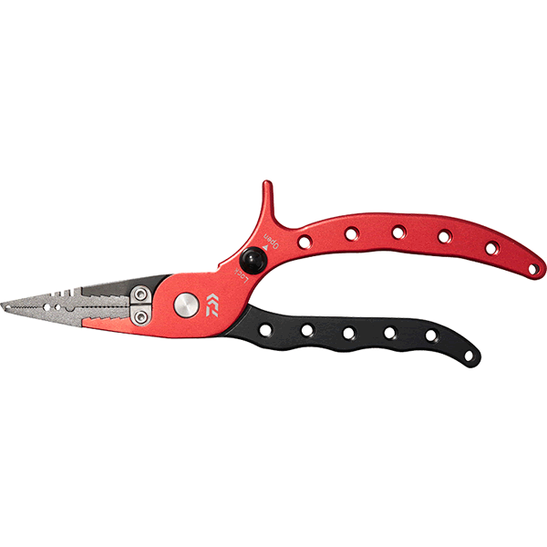 DAIWA ALUMI PLIERS alpha 200H LOCK LG for Sprint Ring #2 - #7 RED