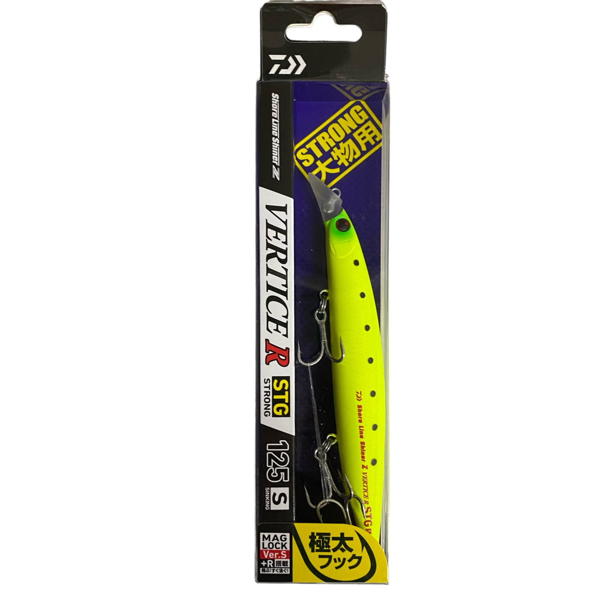 DAIWA SHORELINE SHINER-Z VERTICE R STG 125S 125mm : 22.9g Slow Sinking MAT CHART IWASHI