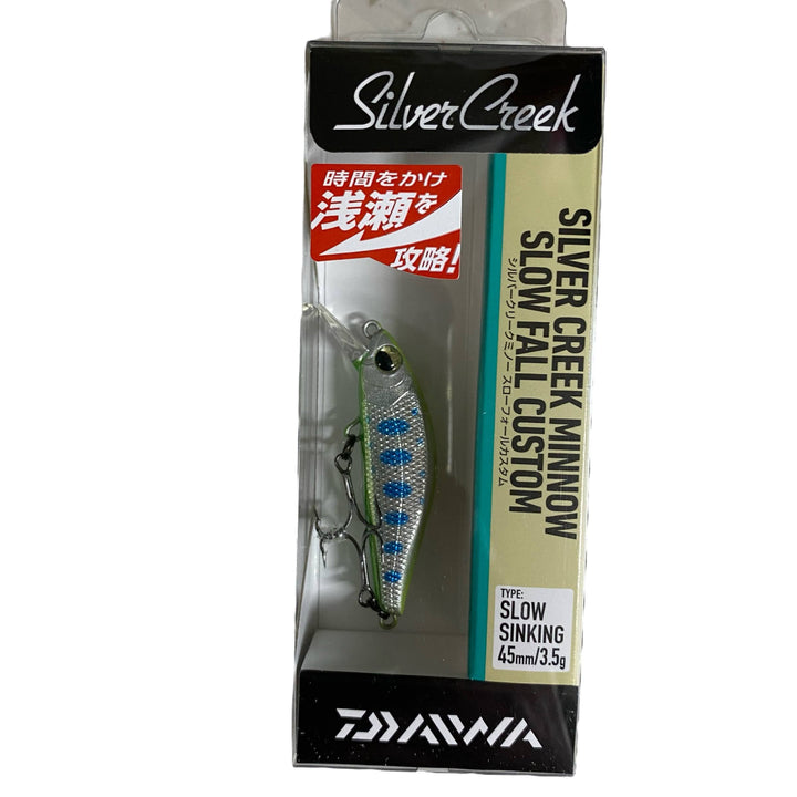 DAIWA SILVER CREEK MINNOW SLOW FALL CUSTOM 45SS 45mm : 3.5g Slow Sinking NATSUIRO YAMAME