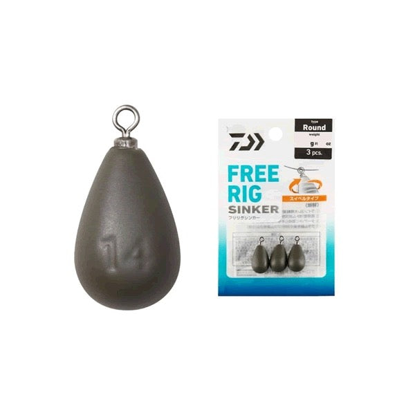 DAIWA FREE RIG SINKER R 14g (3 pcs/pack)
